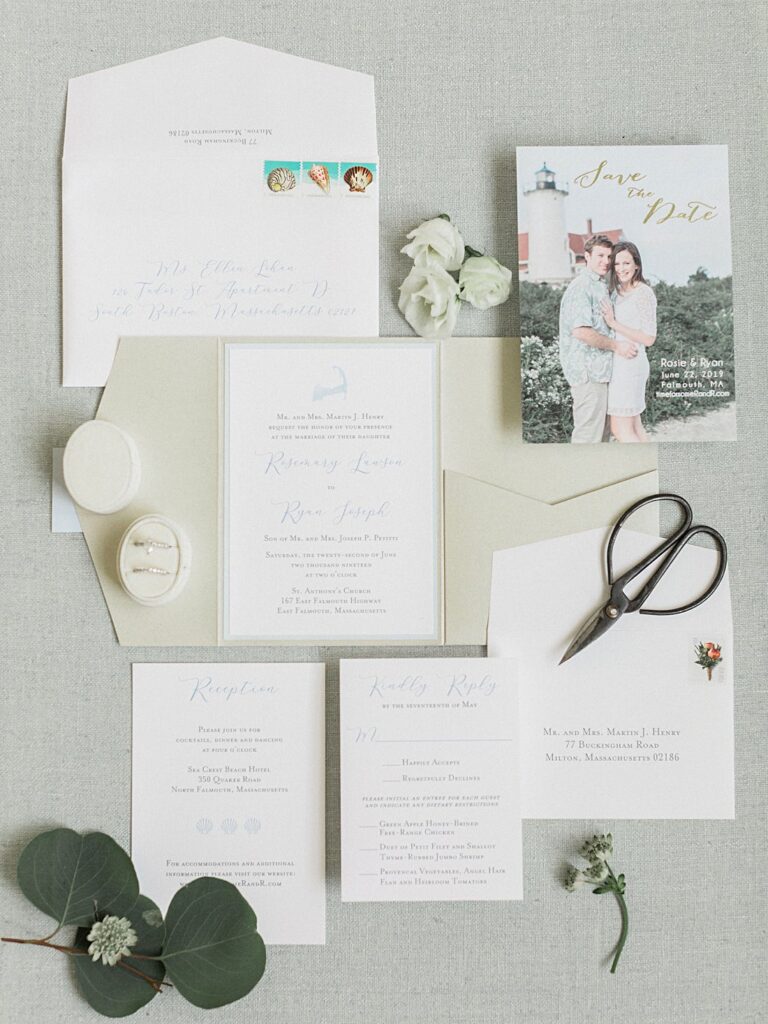 Cape Cod Wedding Invitation